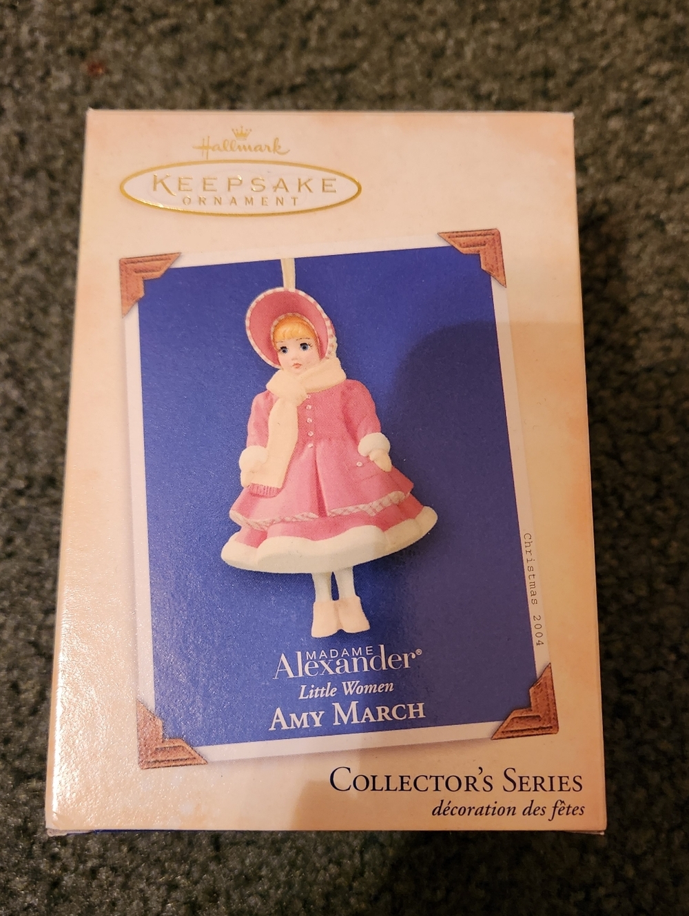 2004 Hallmark Christmas Ornament #4 Amy March Madame Alexander Little Women
